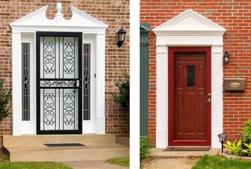 Exterior Door Surround Pilaster & Pediments | Maryland